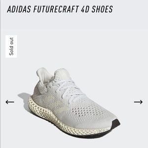 Adidas Future craft 4D sneakers white yellow